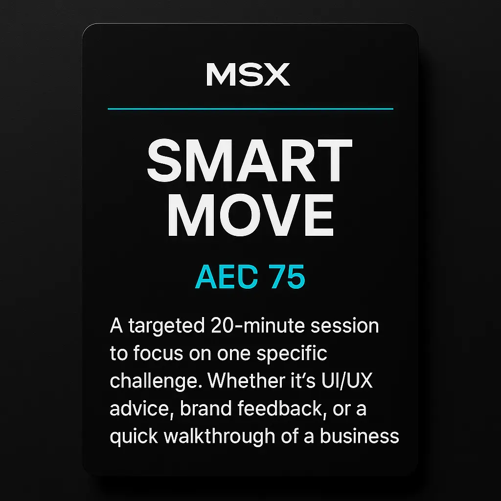 MSX Smart Move – 20-Minute Tactical Call