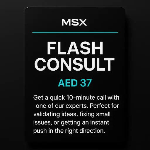 MSX Flash Consult – 10-Minute Rapid Insight